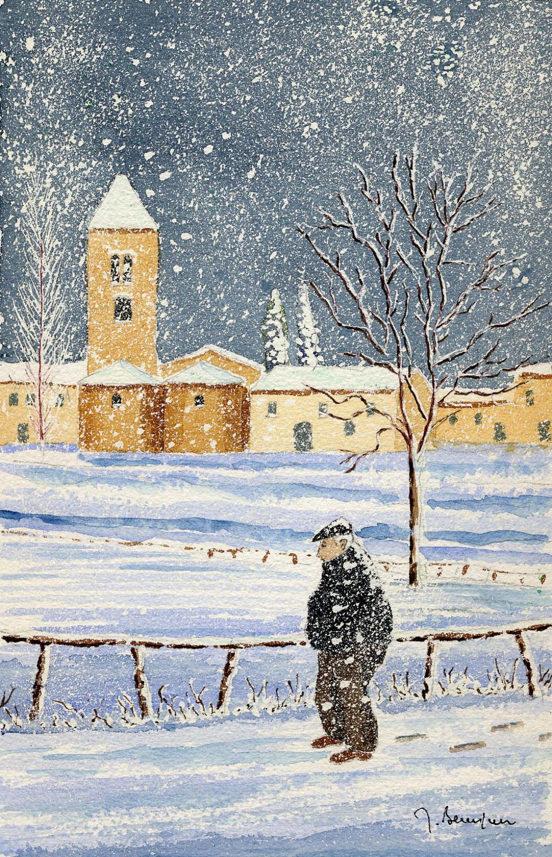T145 - Scène d'hiver
