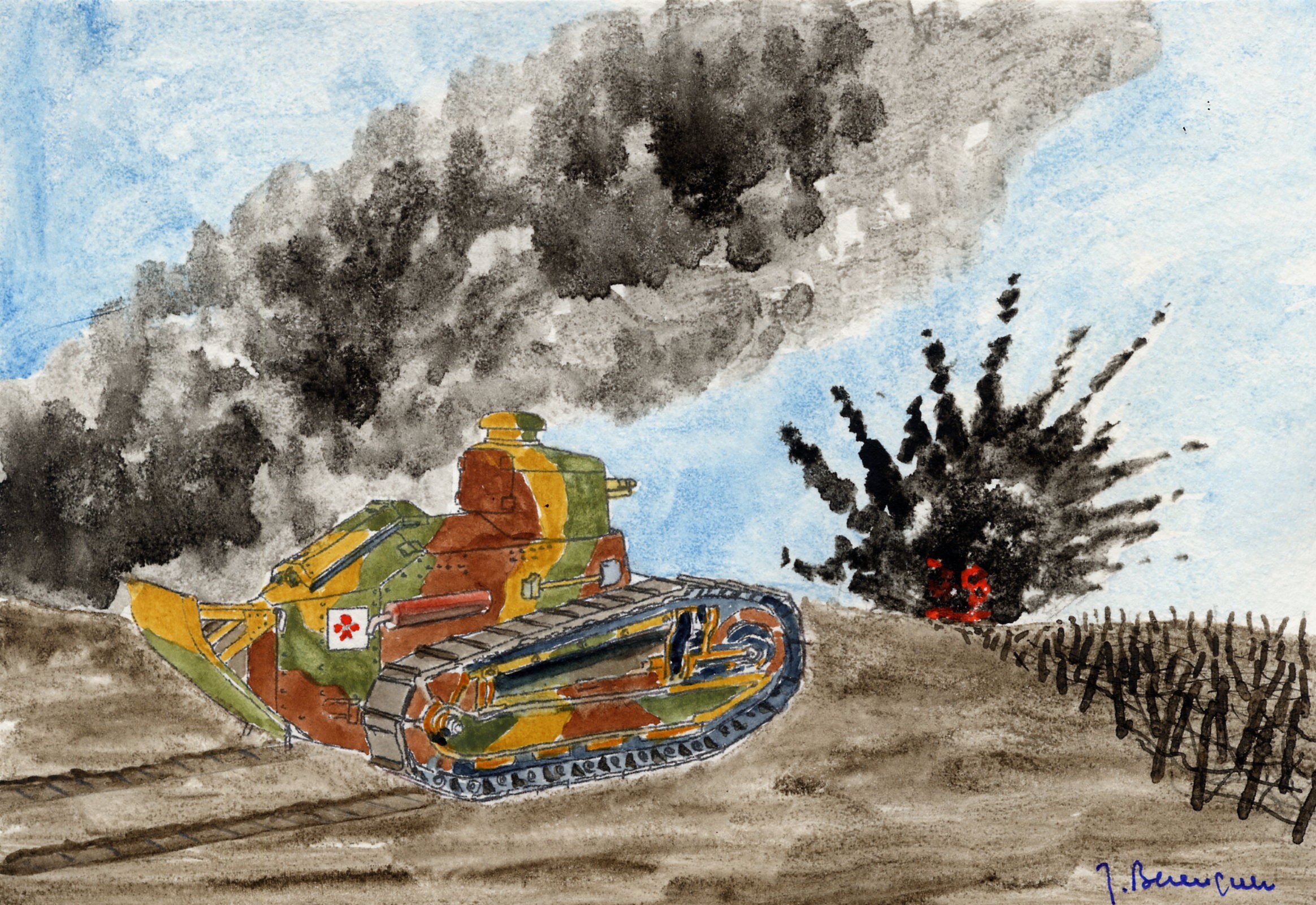 T220-Guerre-1914-18-char-FT17